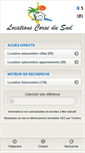 Mobile Screenshot of locations-corsedusud.com